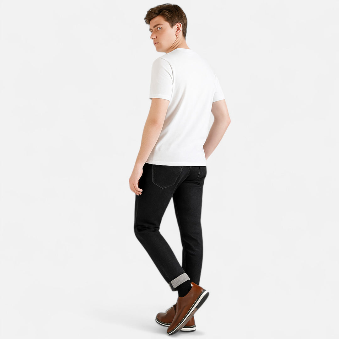 Veroux Mode | Men’s Luxe Ankle Leather Boots