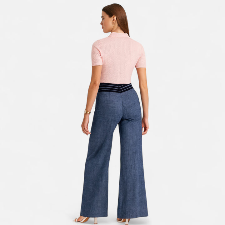 Veroux Mode | Women’s Elegant Wide-Leg Trousers