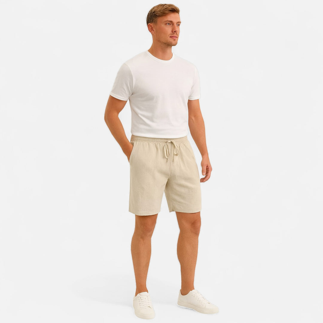 Veroux Mode | Men’s Premium Linen Shorts – Breezy Tailoring, Effortless Sophistication