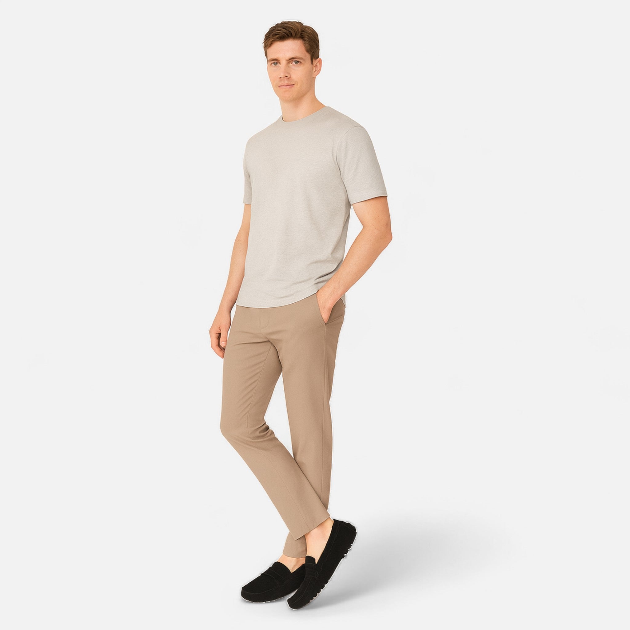 Veroux Mode | Men’s Suede Driver Loafers – Effortless Luxury, Refined Mobility