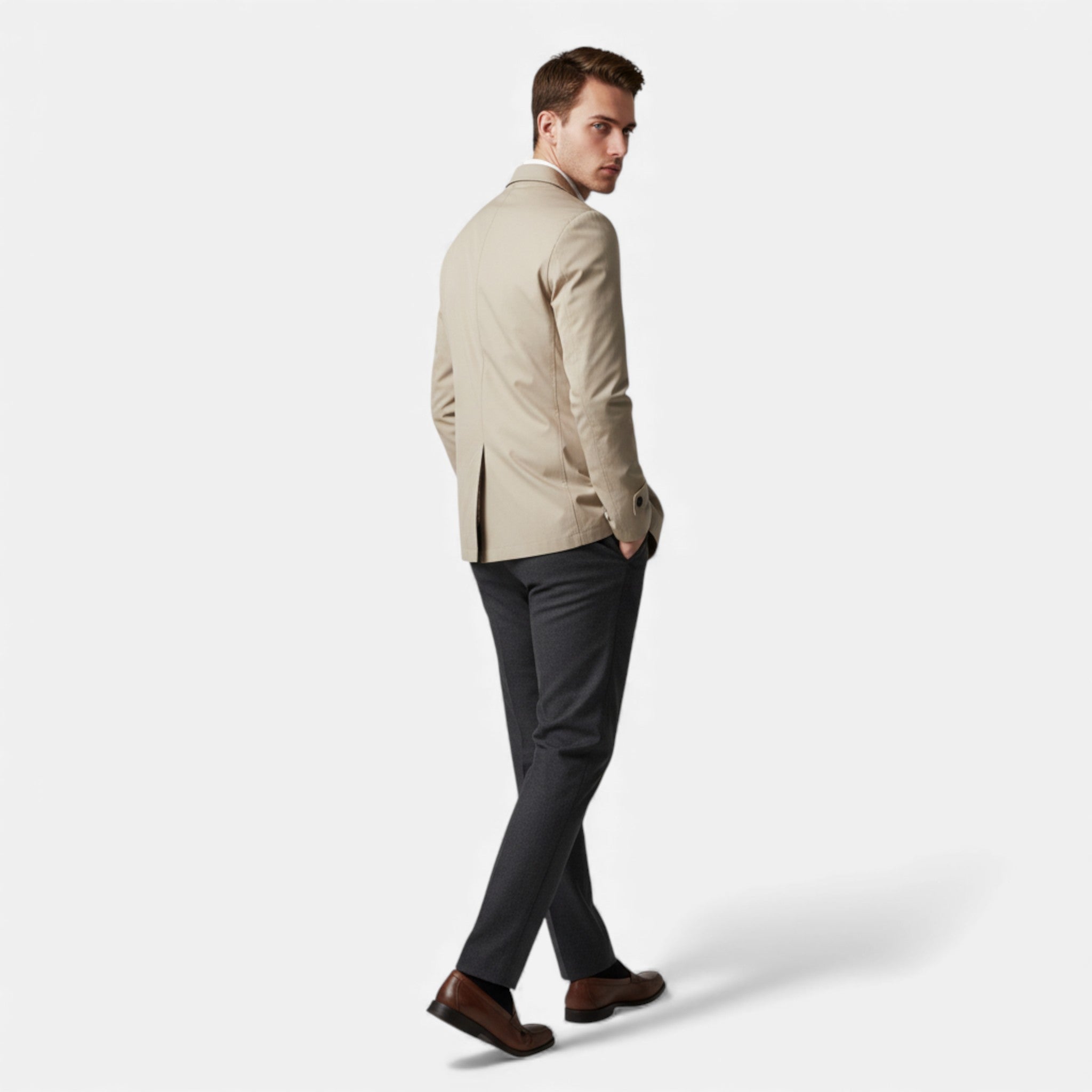 Veroux Mode | Men’s Classic Trench Coat – Ephraim Edition