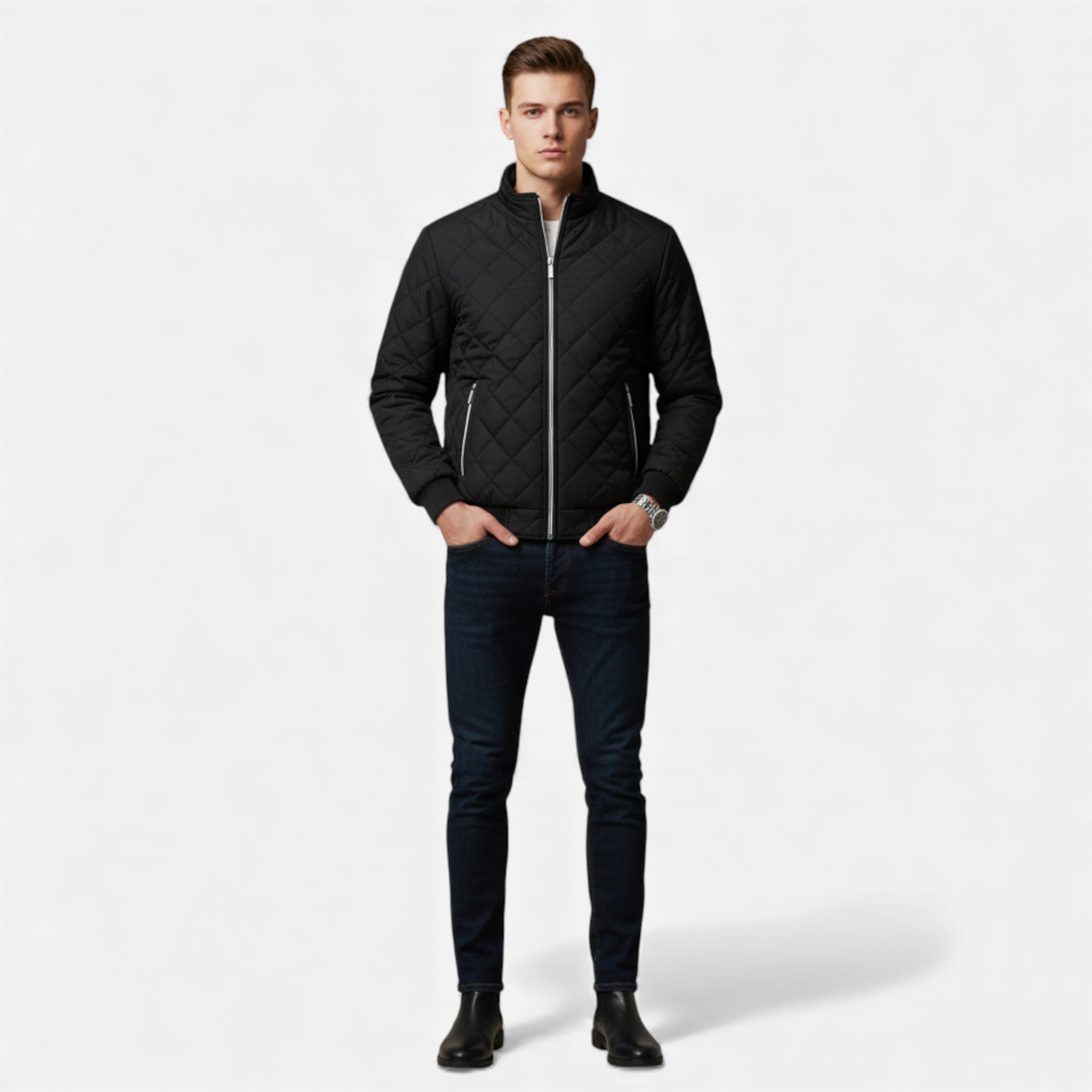 Veroux Mode | Men’s Fleece-Lined Jacket – Walter Edition