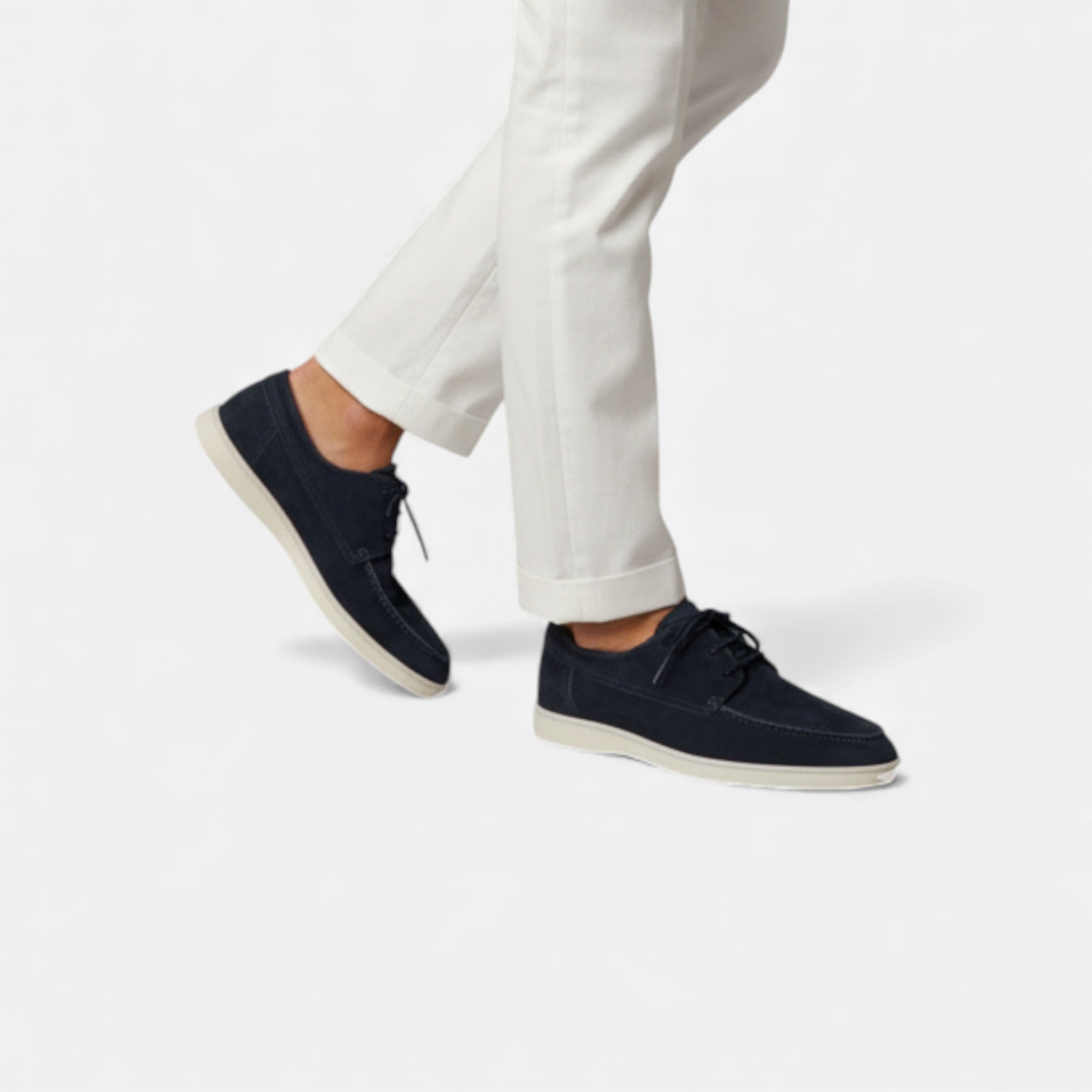 Veroux Mode | Men’s Suede Lace-Up Shoes – James Edition