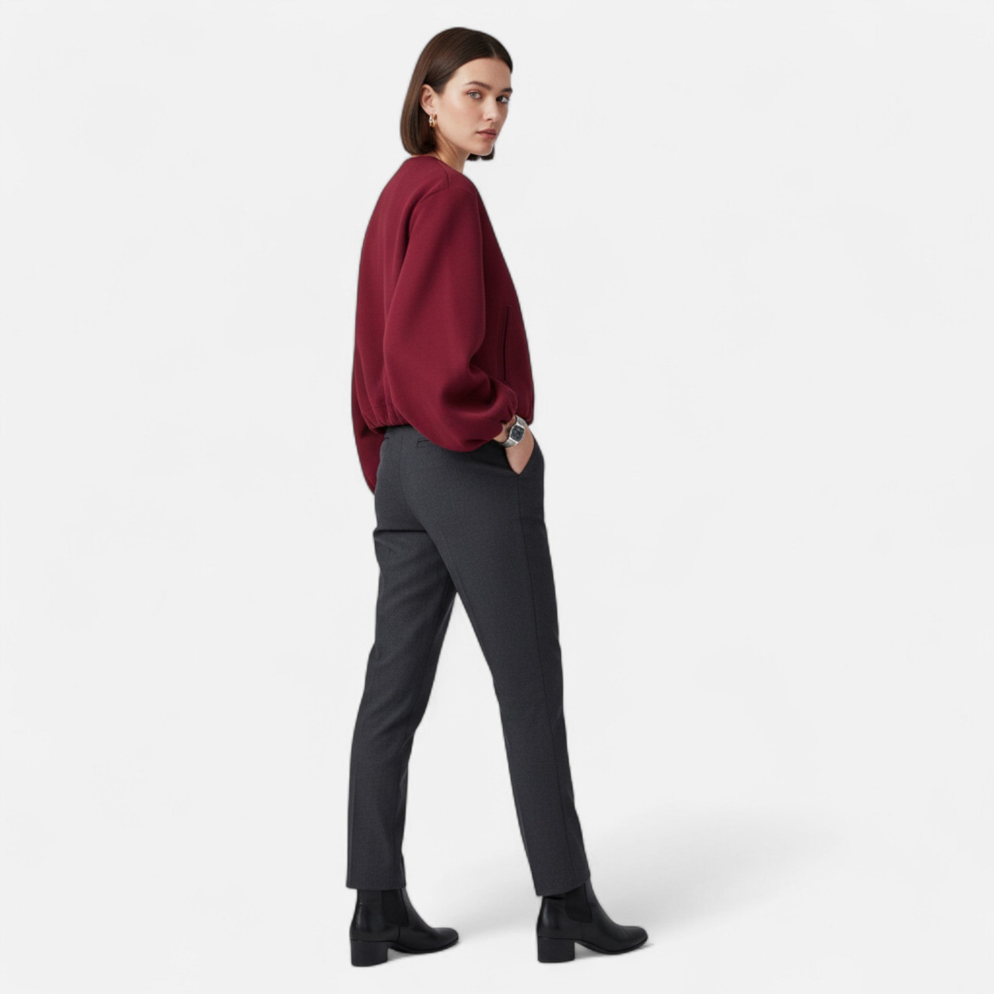 Veroux Mode | Women’s Jacket – Heritage Zip-Up Bomber Style