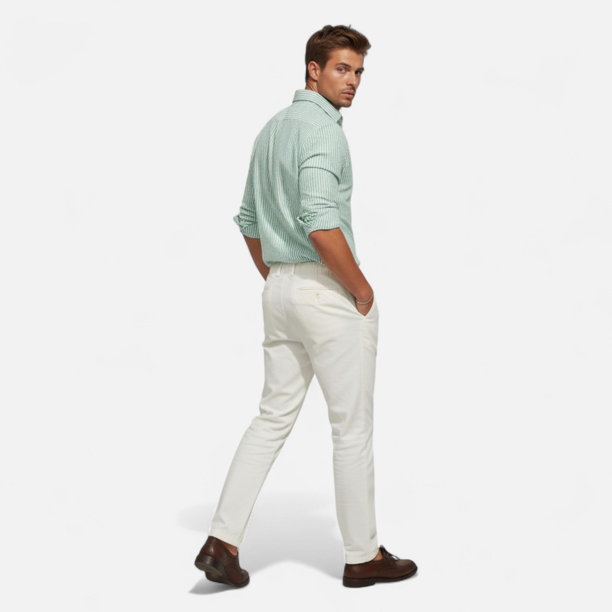 Veroux Mode | Men’s Slim-Fit Business Shirt