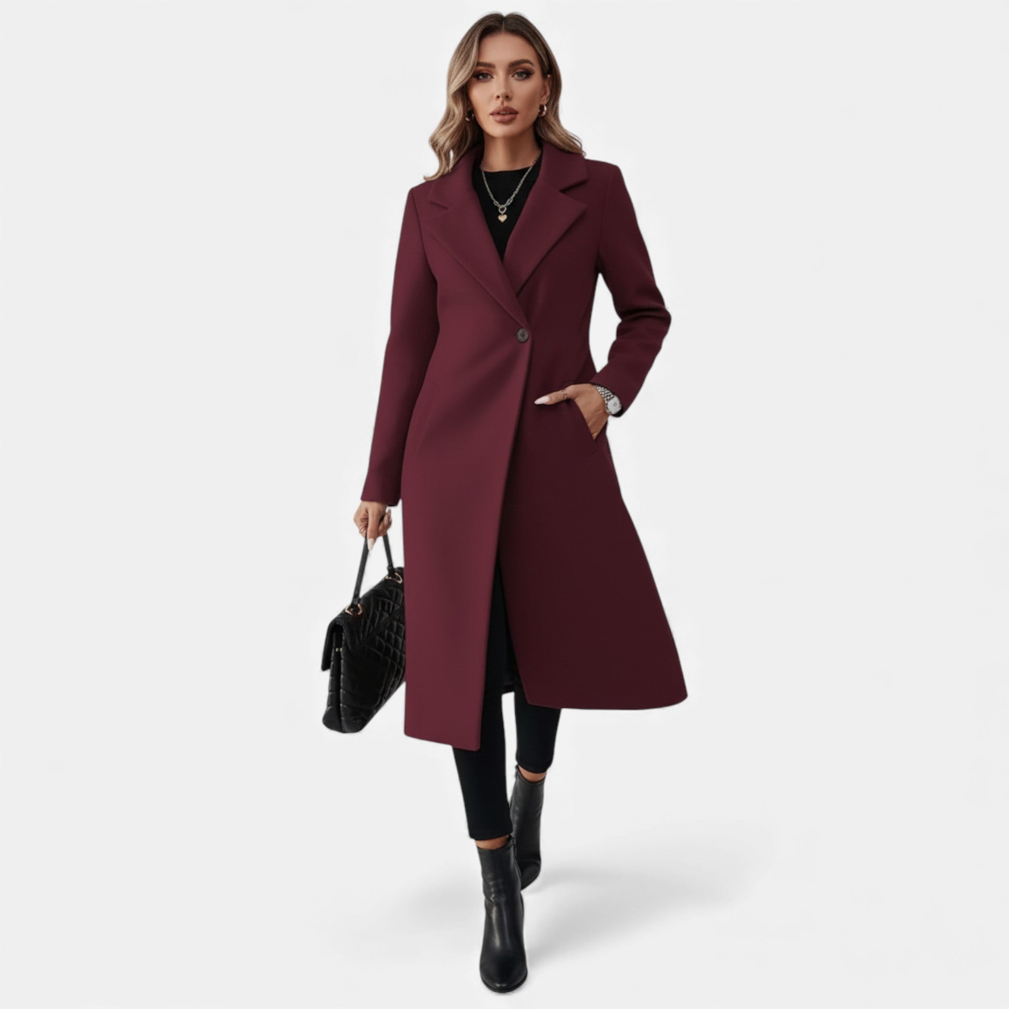 Veroux Mode | Women’s Heritage Tweed H-Silhouette Coat