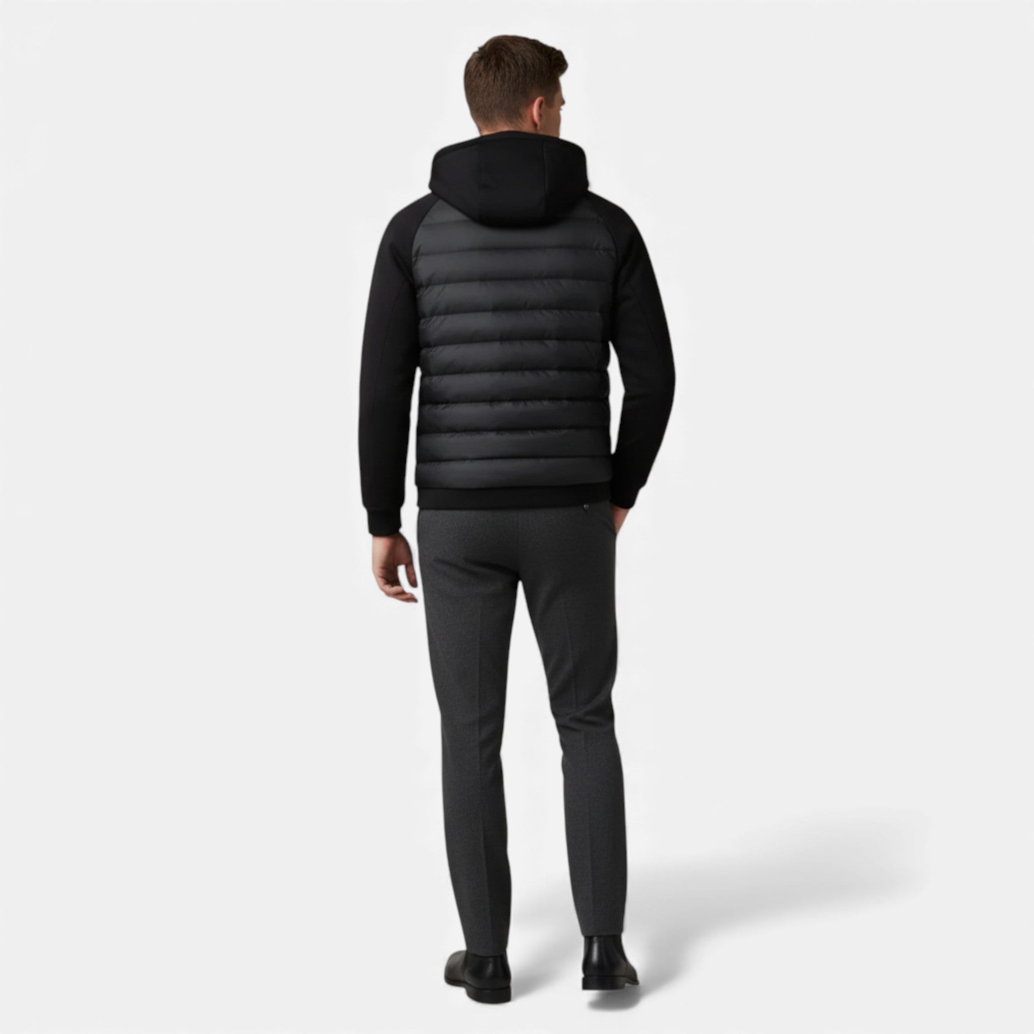 Veroux Mode | Men’s Hooded Puffer Jacket – Harry Edition
