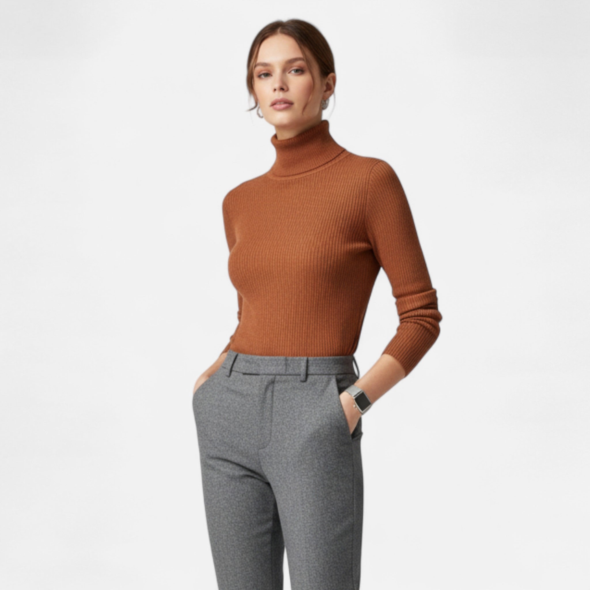 Veroux Mode | Women’s Cashmere Turtleneck Sweater