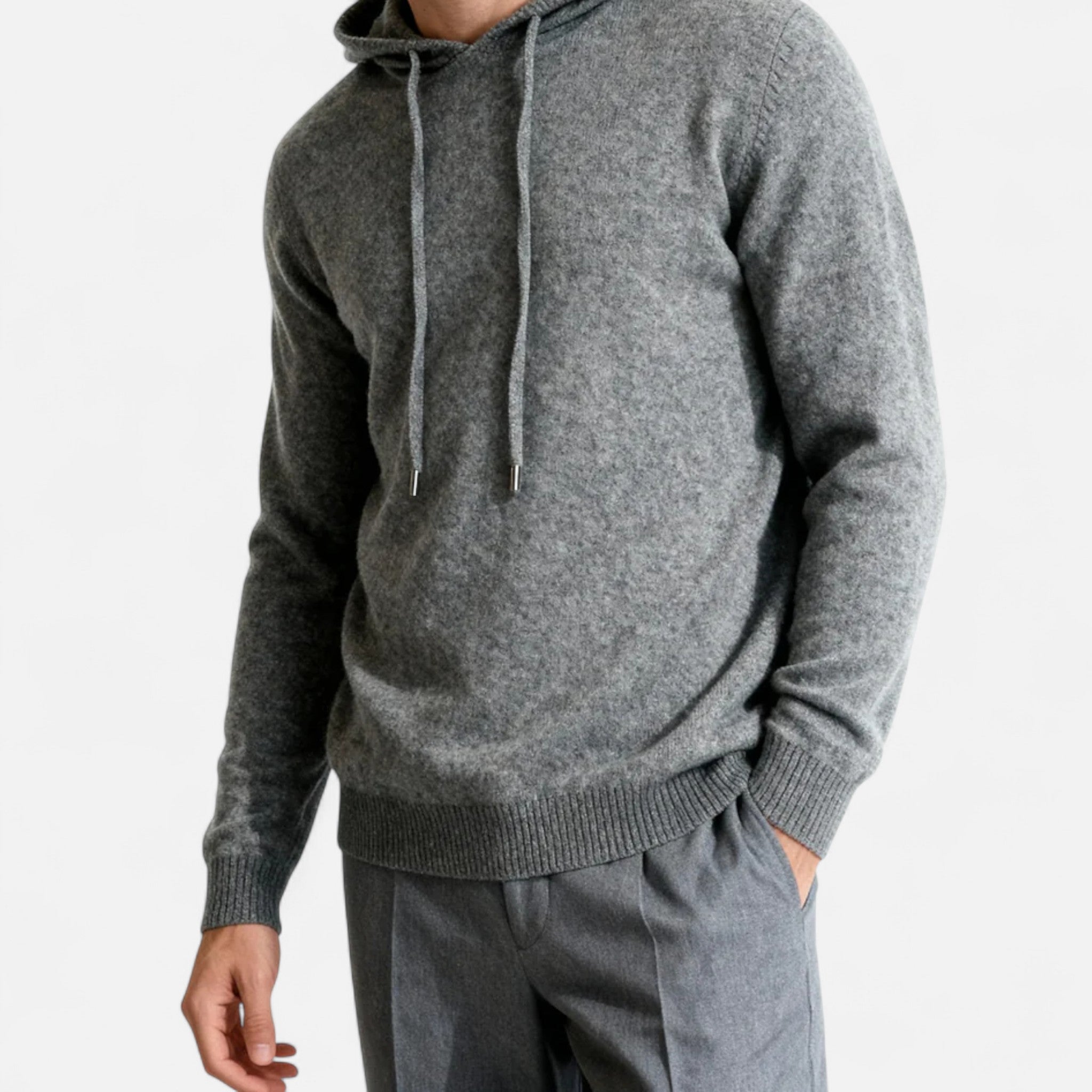 Veroux Mode | Men’s 100% Cashmere Hoodie