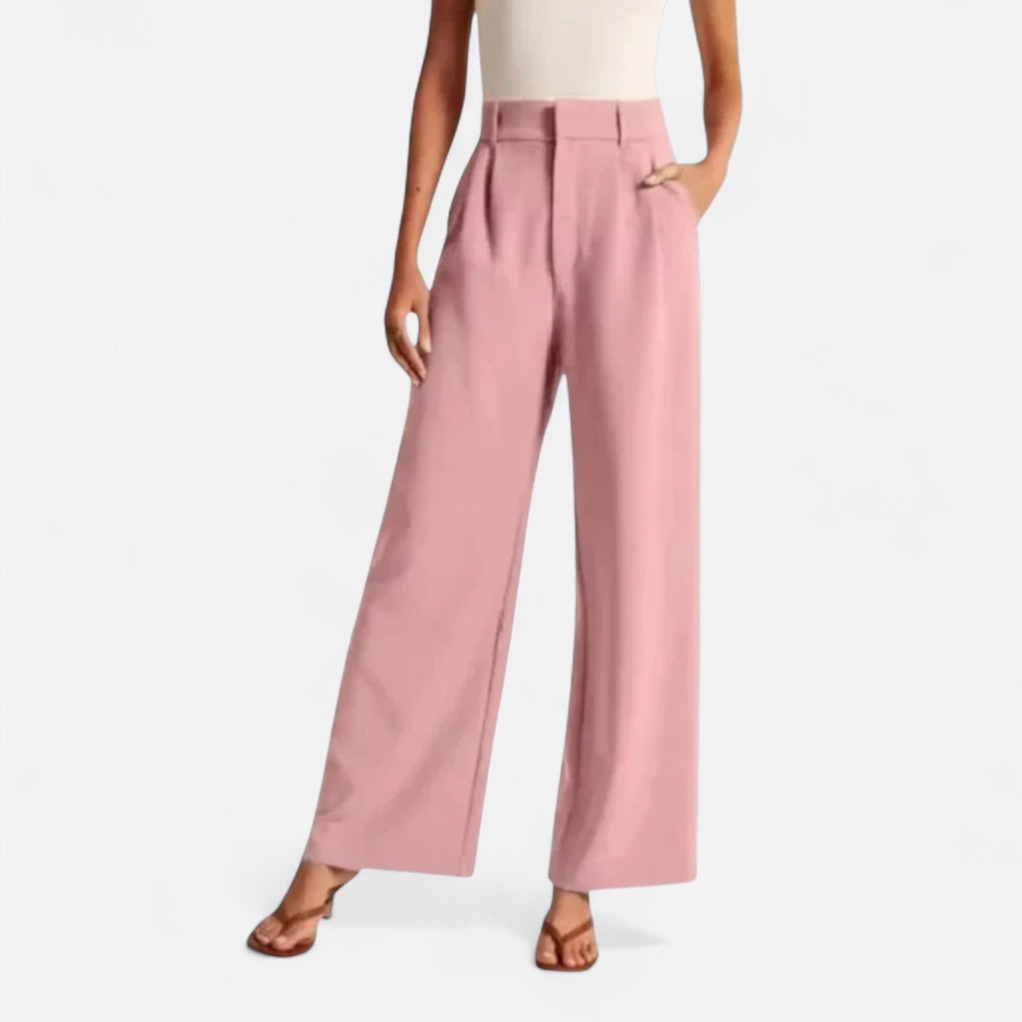 Veroux Mode | Women’s Wide-Leg Trousers – Flowing Silhouette, Tailored Grace