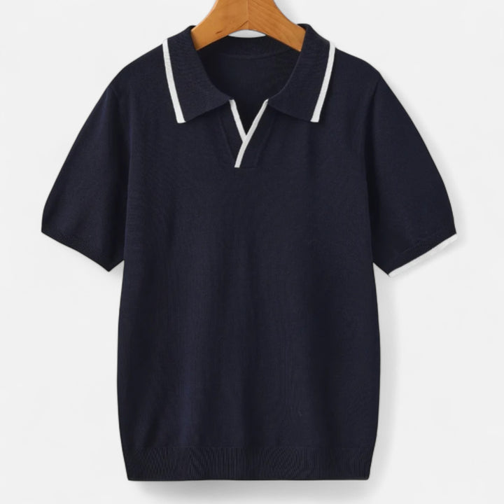 Veroux Mode | Men’s Monaco Edge Polo – Riviera Poise, Tailored for Distinction