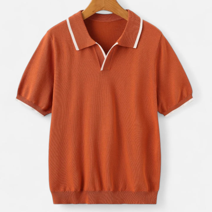 Veroux Mode | Men’s Monaco Edge Polo – Riviera Poise, Tailored for Distinction