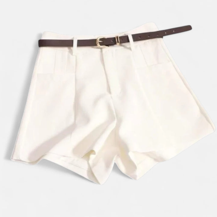 Veroux Mode | Women’s Vintage Luxe Shorts – Heritage Detail, Modern Femininity
