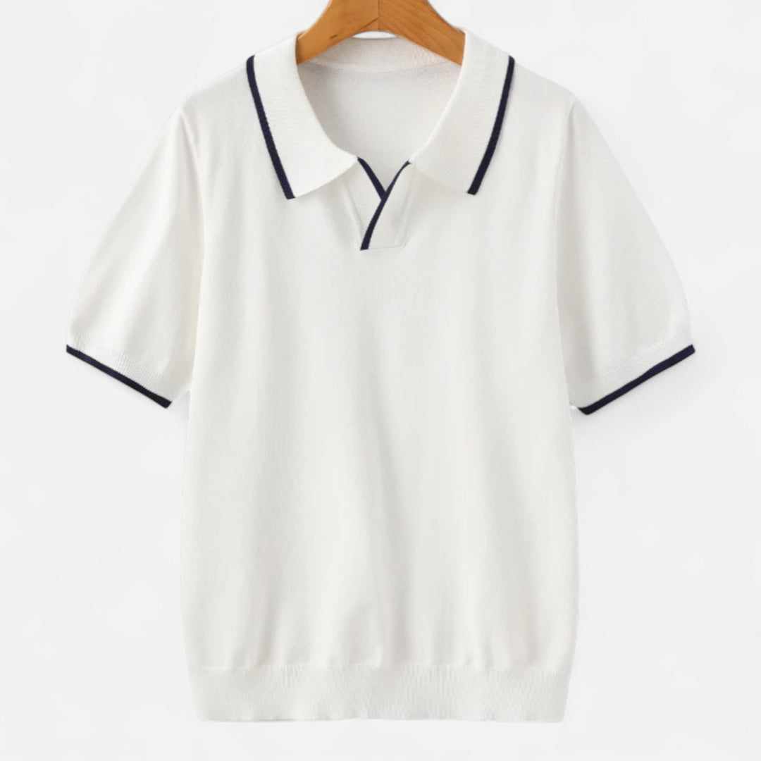 Veroux Mode | Men’s Monaco Edge Polo – Riviera Poise, Tailored for Distinction
