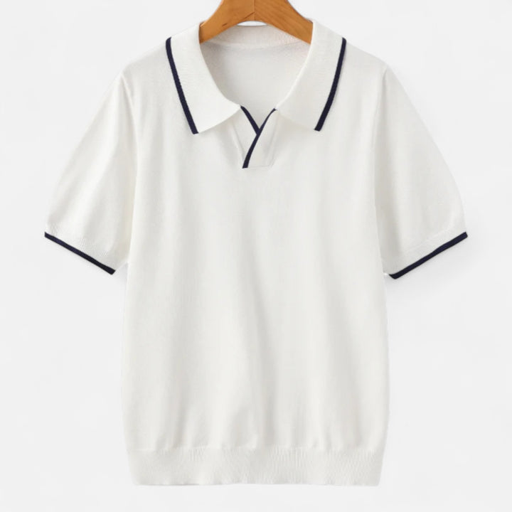 Veroux Mode | Men’s Monaco Edge Polo – Riviera Poise, Tailored for Distinction