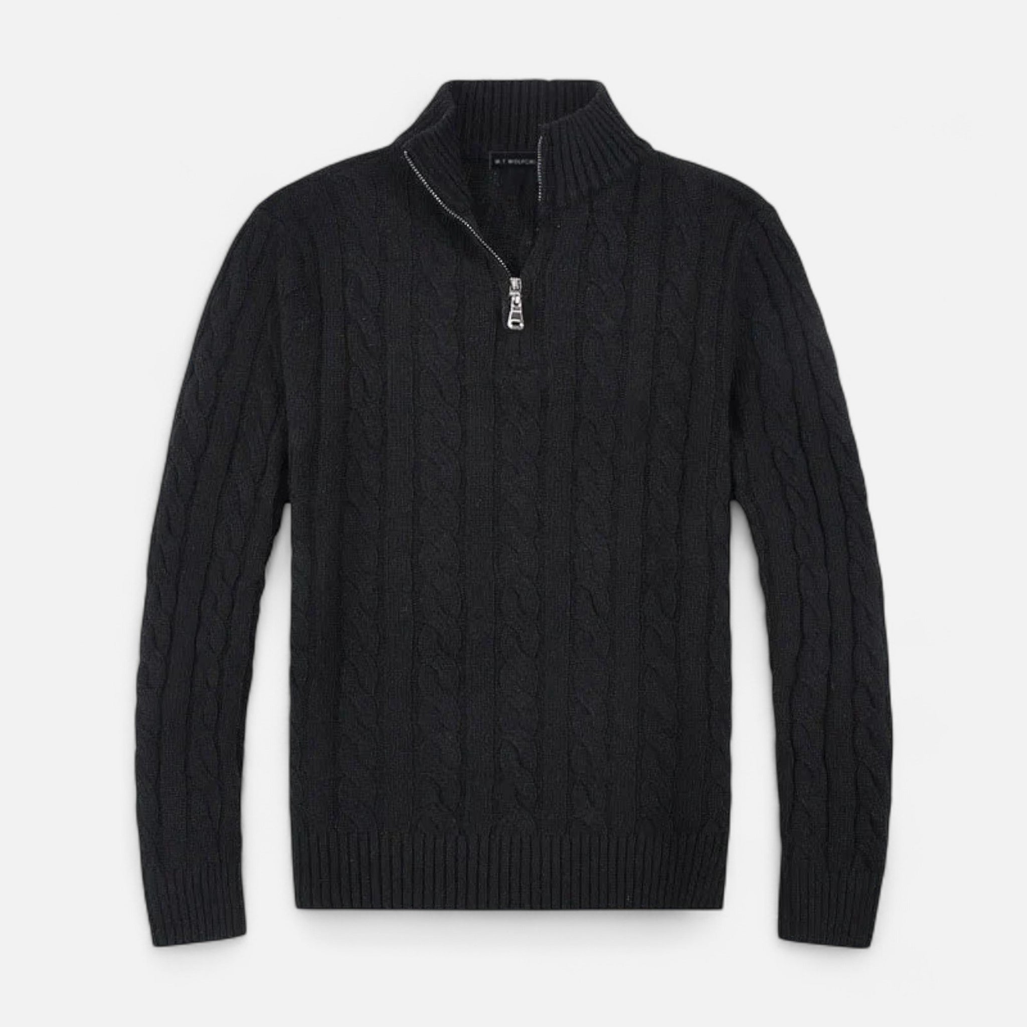 Veroux Mode | Men’s Luxe Cotton Zip Knit
