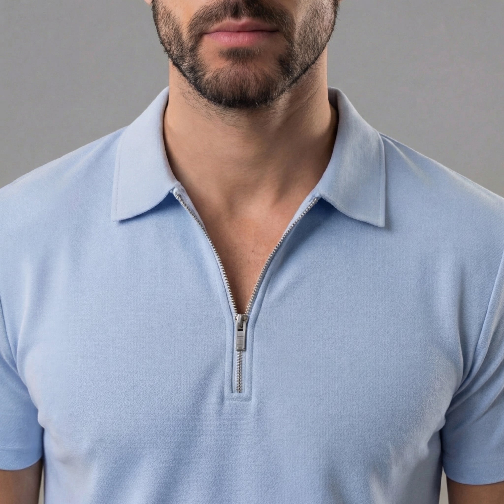 Men's polo shirt and shorts set | casual cotton ensemble