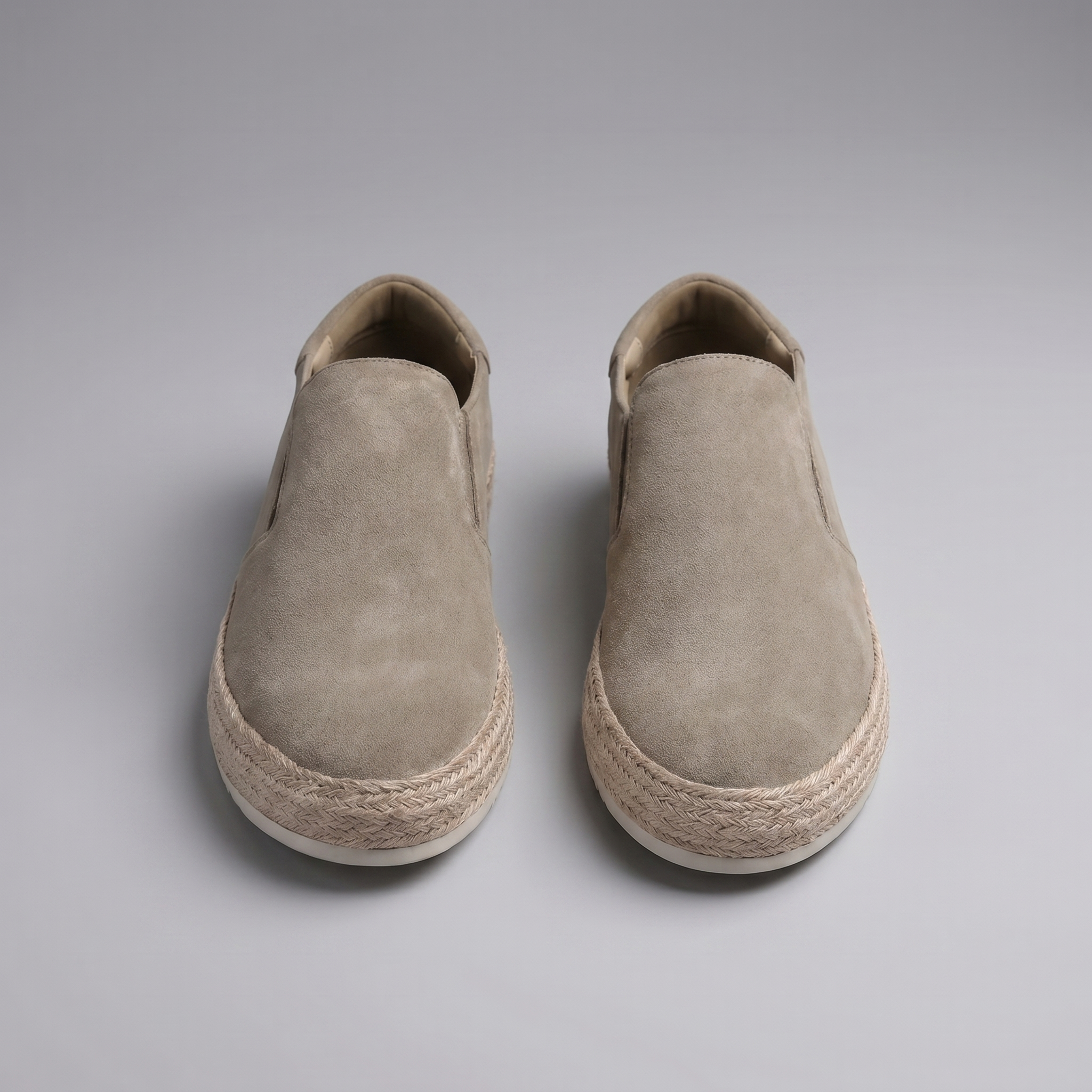Men's suede slip-on loafers | refined beach footwear