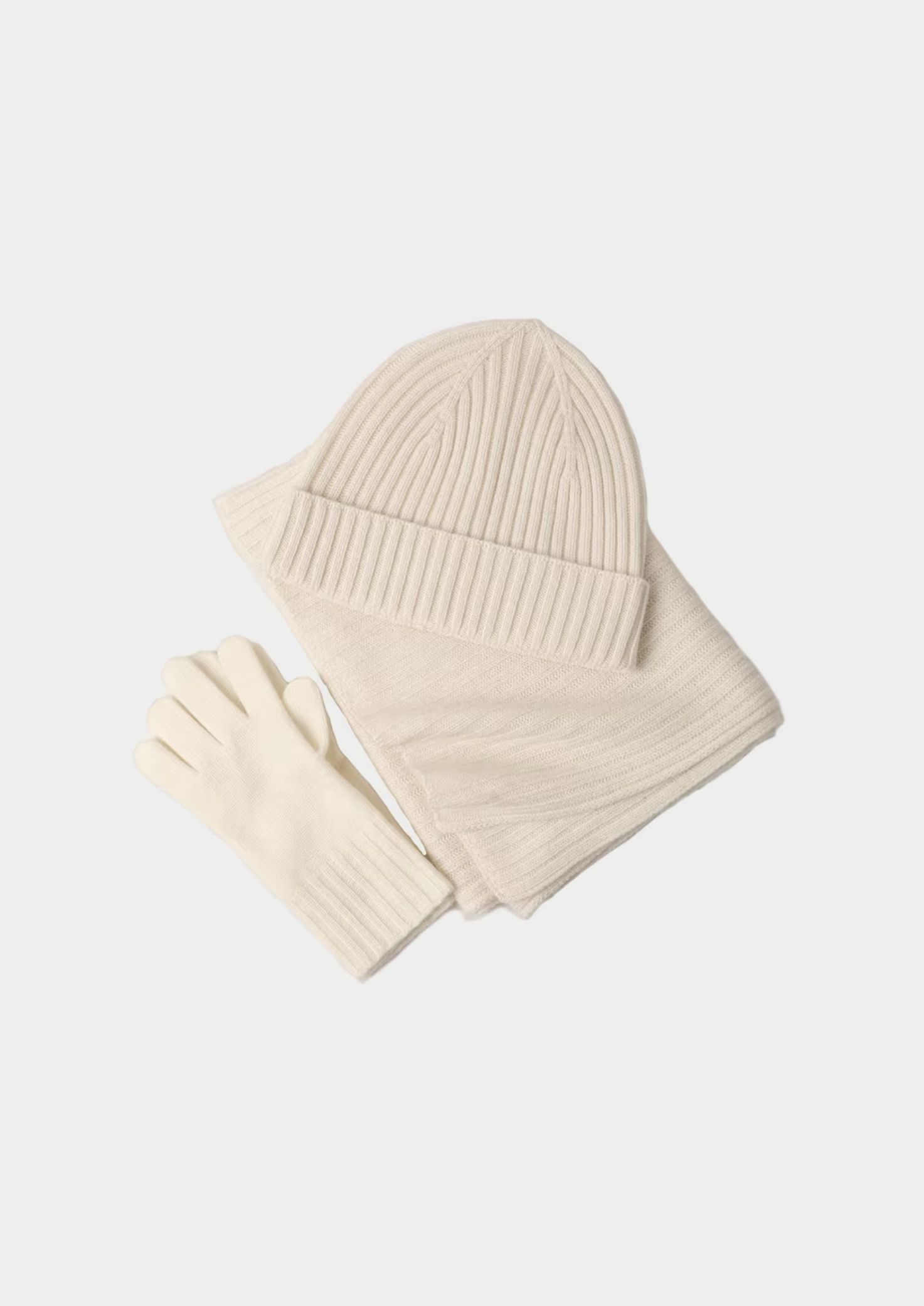 Veroux Mode | Men’s Pure Extra-Fine Merino Wool Wintertime Essentials – Ivory