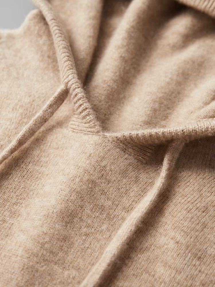 Veroux Mode | Men’s Pure Extra-Fine Merino Wool Leisure Hoodie