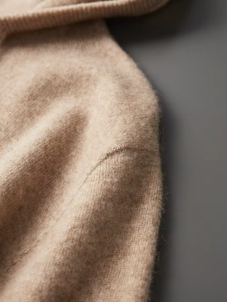 Veroux Mode | Men’s Pure Extra-Fine Merino Wool Leisure Hoodie
