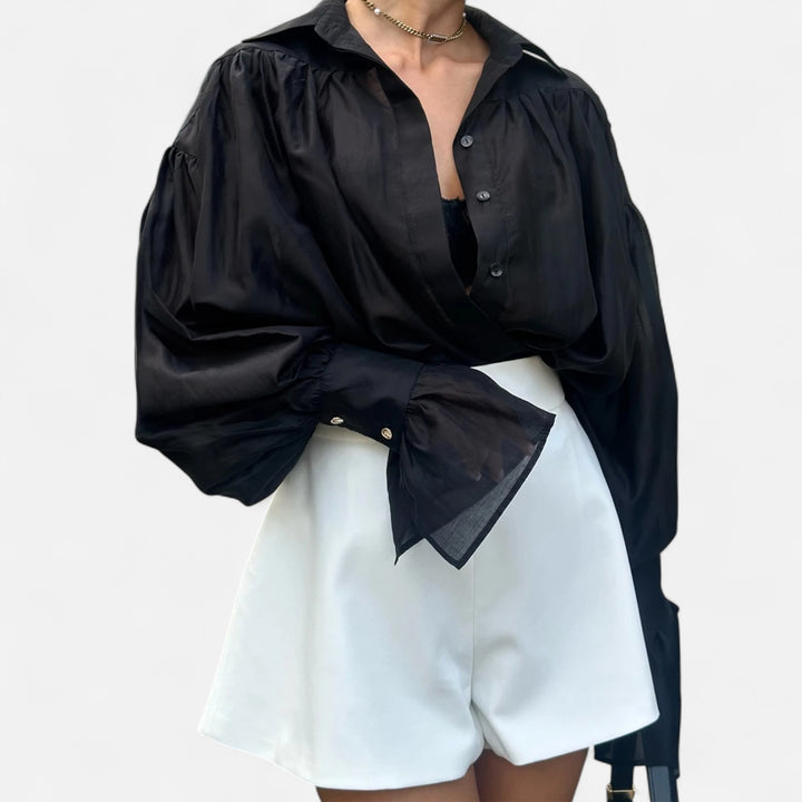 Veroux Mode | Women’s Elegant Flare Sleeve Shirt