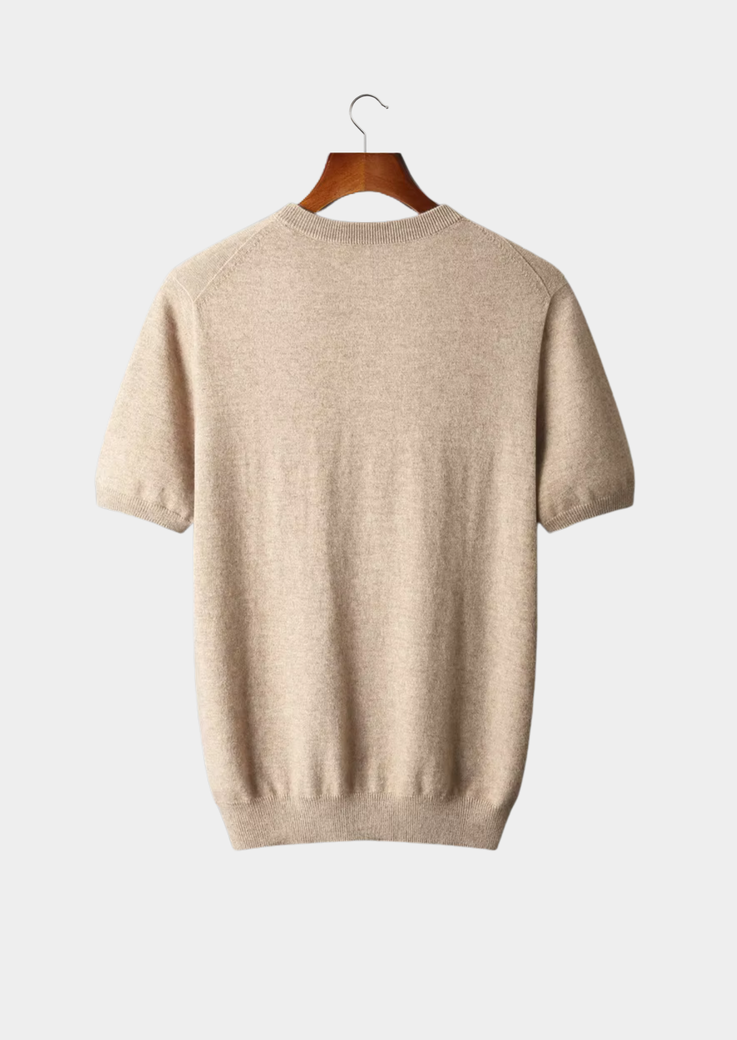 Veroux Mode | Men’s Premium Cashmere Classic Crewneck T-Shirt