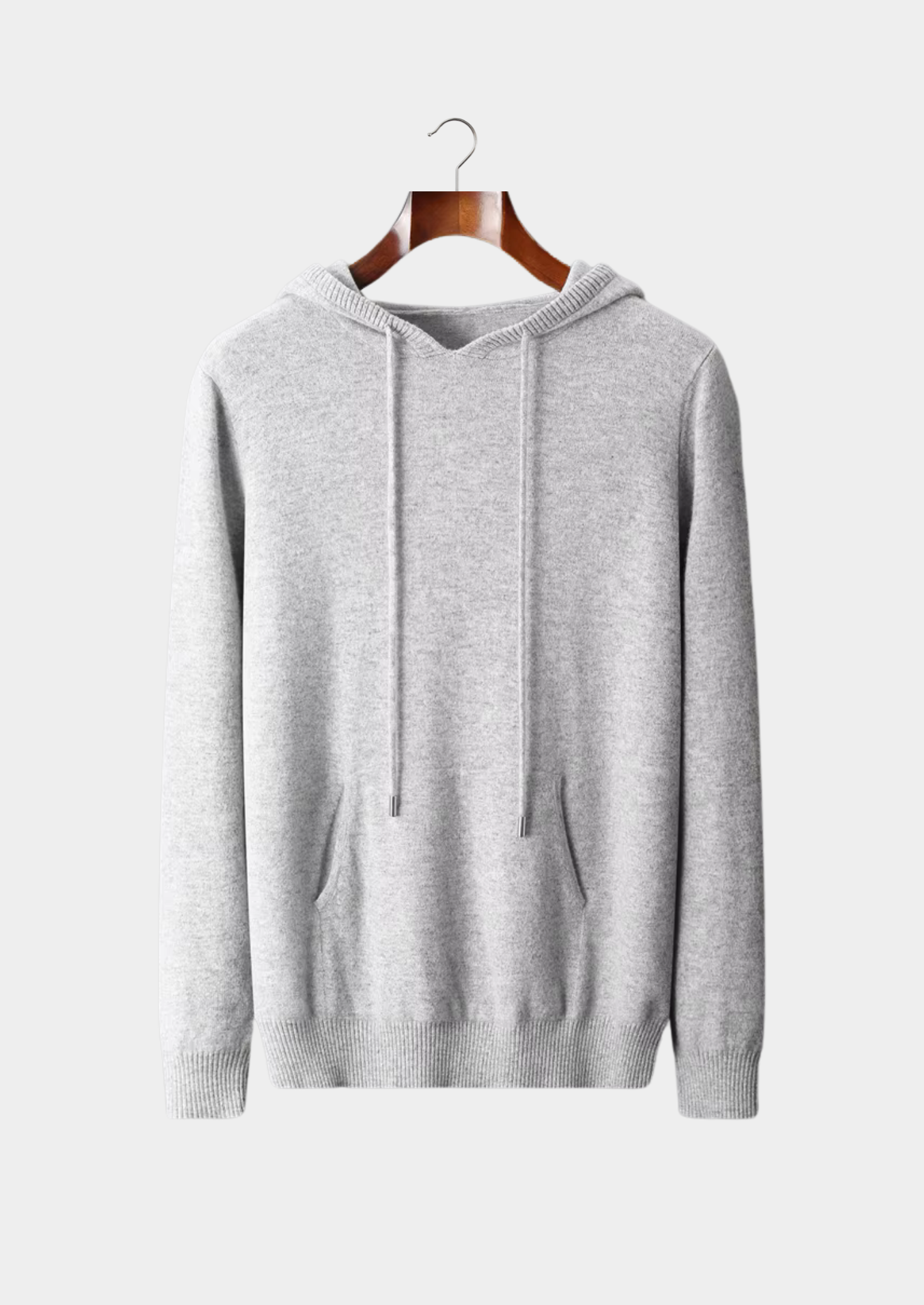 Veroux Mode | Men’s Pure Extra-Fine Merino Wool Leisure Hoodie