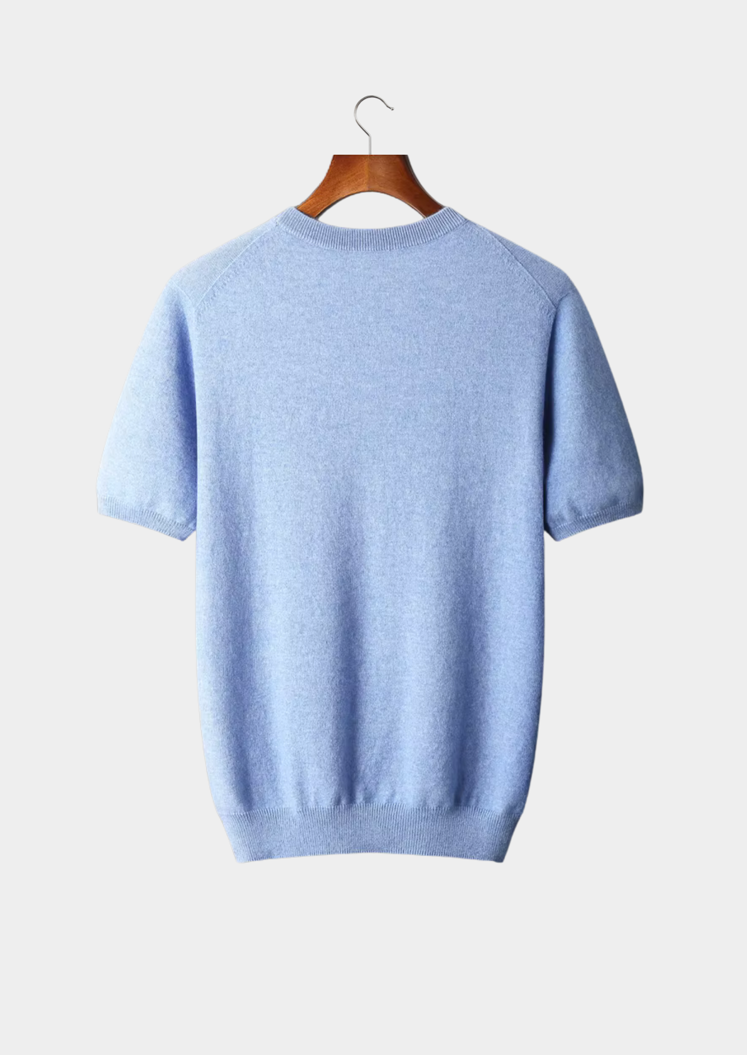 Veroux Mode | Men’s Premium Cashmere Classic Crewneck T-Shirt