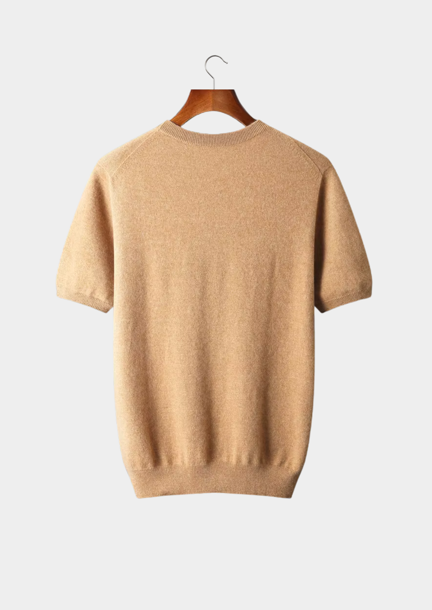 Veroux Mode | Men’s Premium Cashmere Classic Crewneck T-Shirt