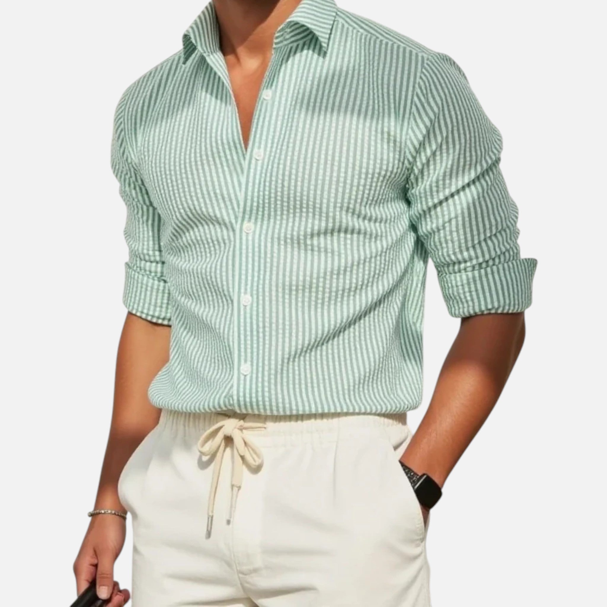 Veroux Mode | Men’s Slim-Fit Business Shirt