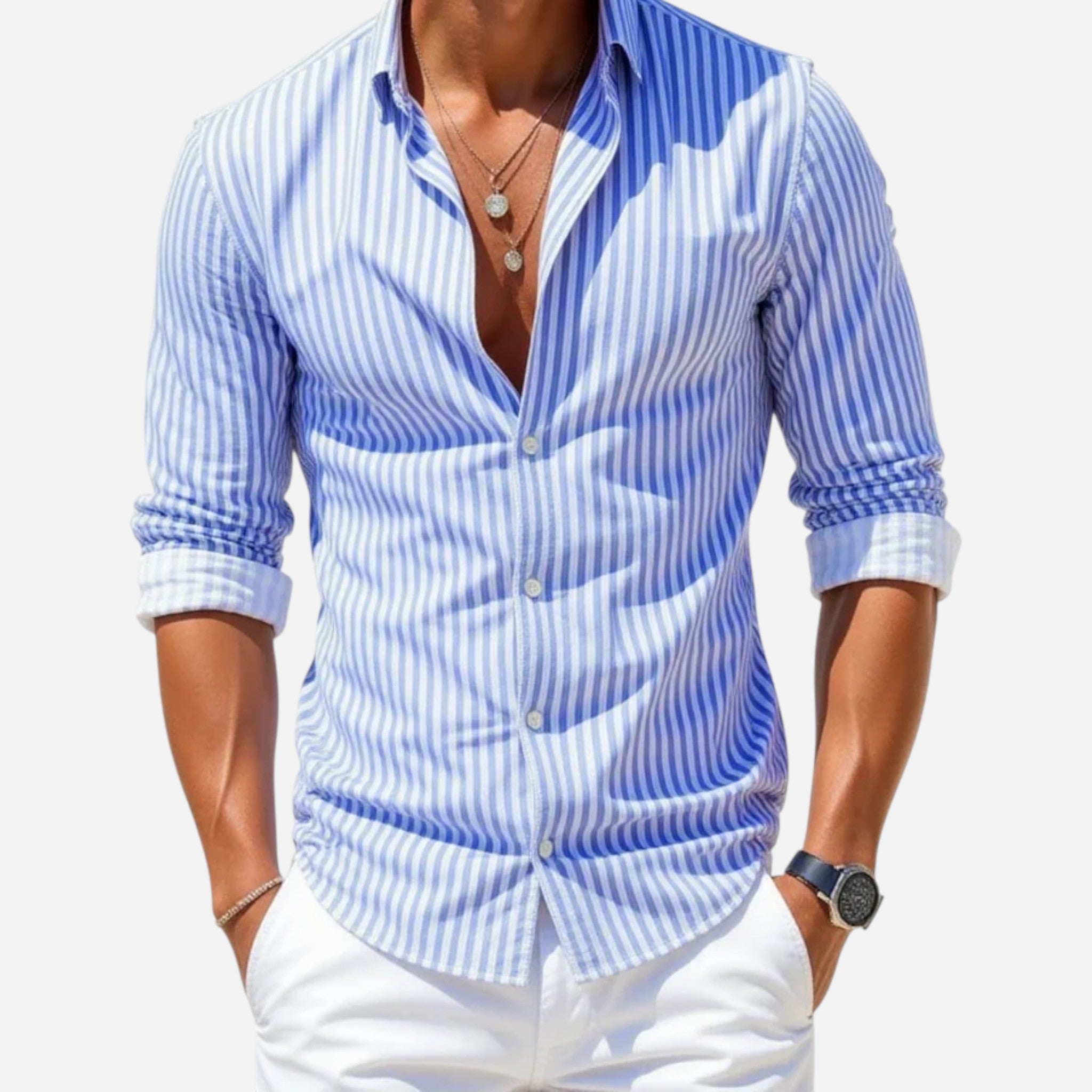 Veroux Mode | Men’s Slim-Fit Business Shirt