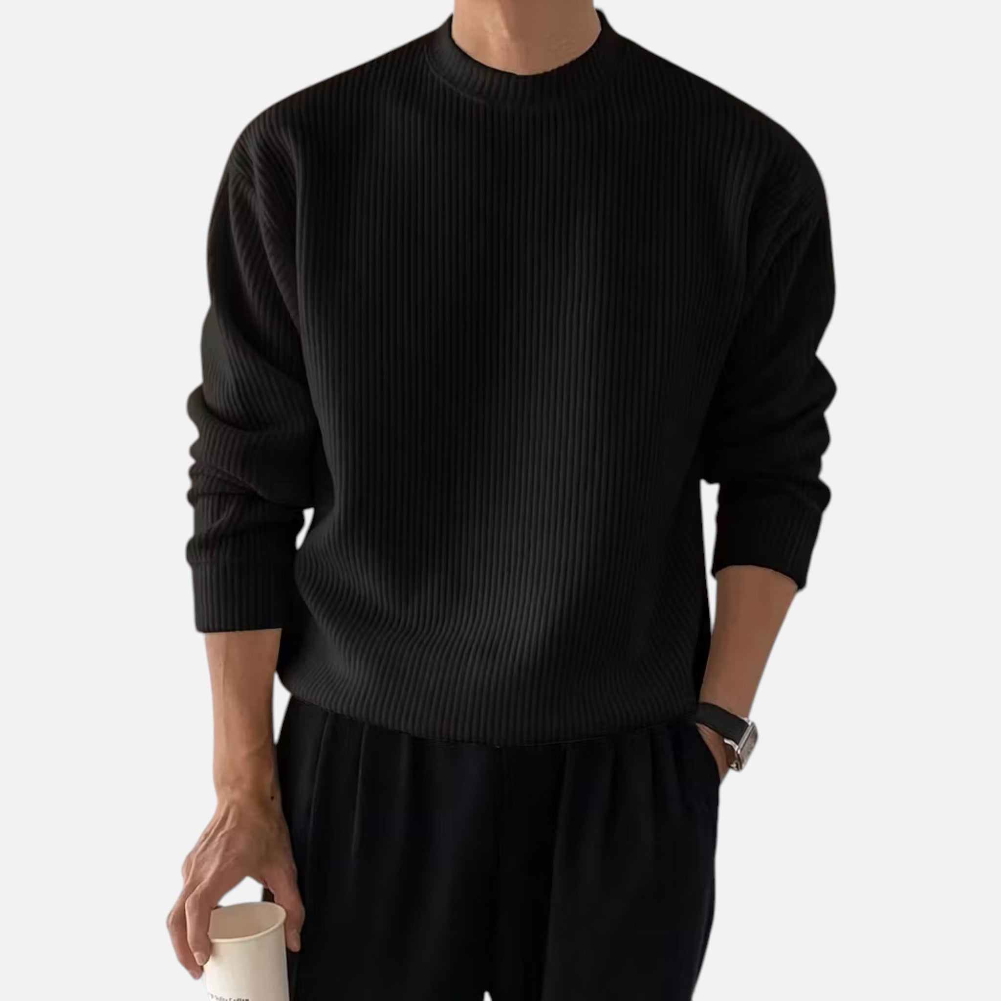 Veroux Mode | Men’s Heritage Knit Crew Sweater