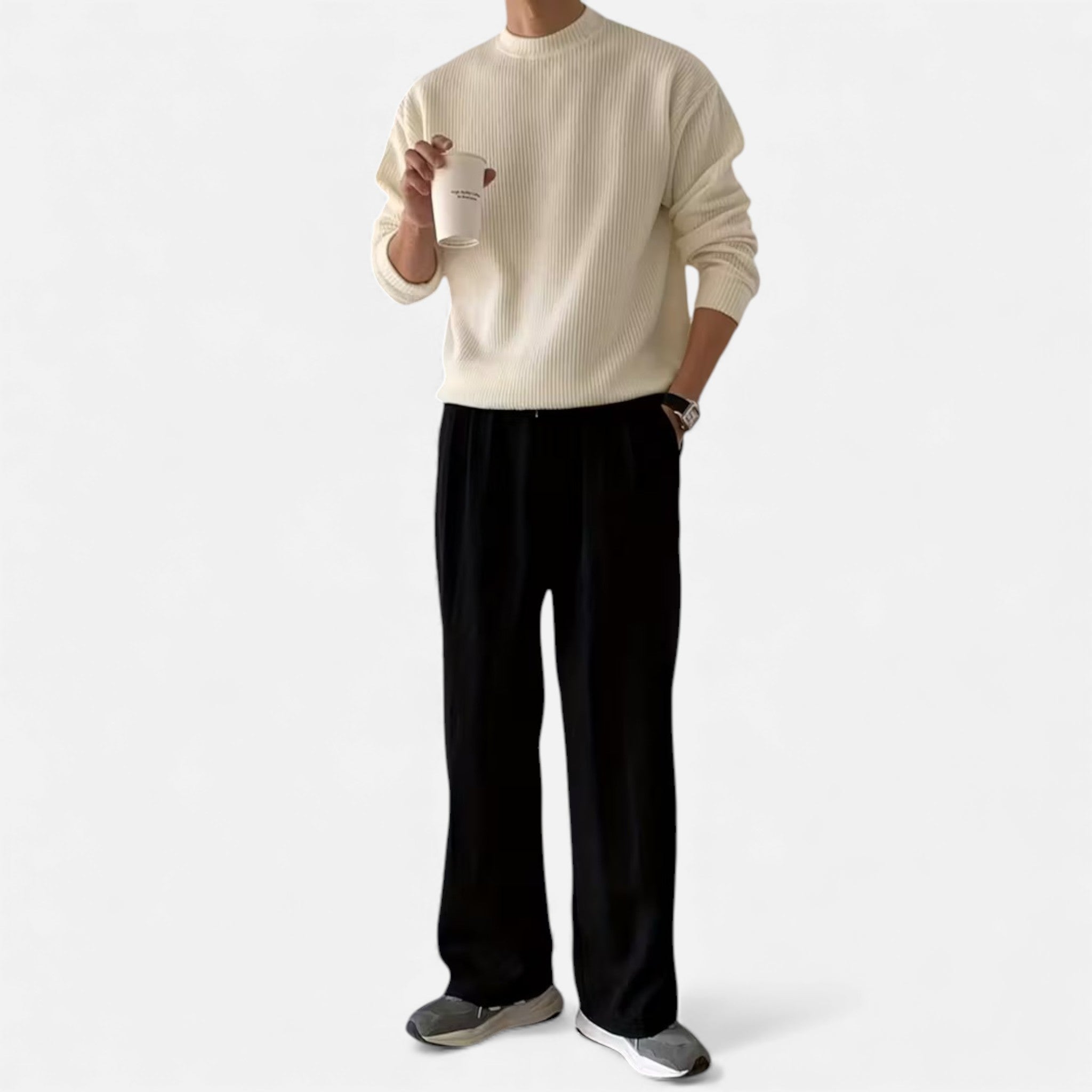 Veroux Mode | Men’s Heritage Knit Crew Sweater