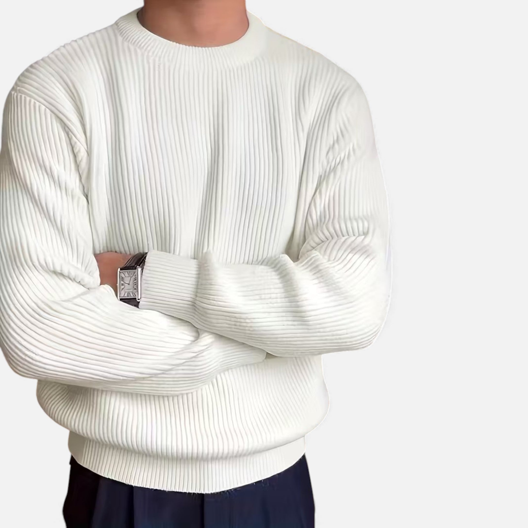Veroux Mode | Men’s Heritage Knit Crew Sweater