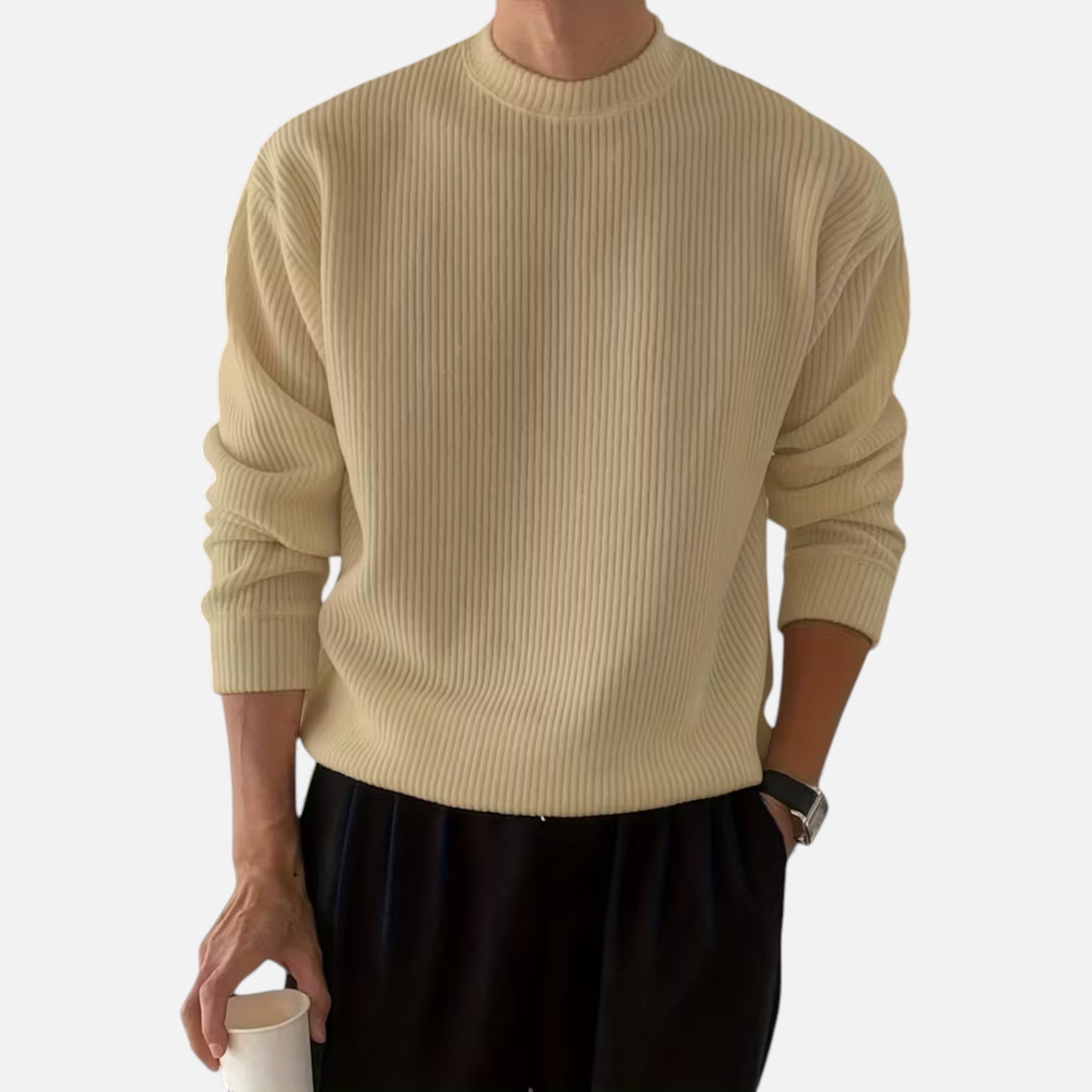 Veroux Mode | Men’s Heritage Knit Crew Sweater