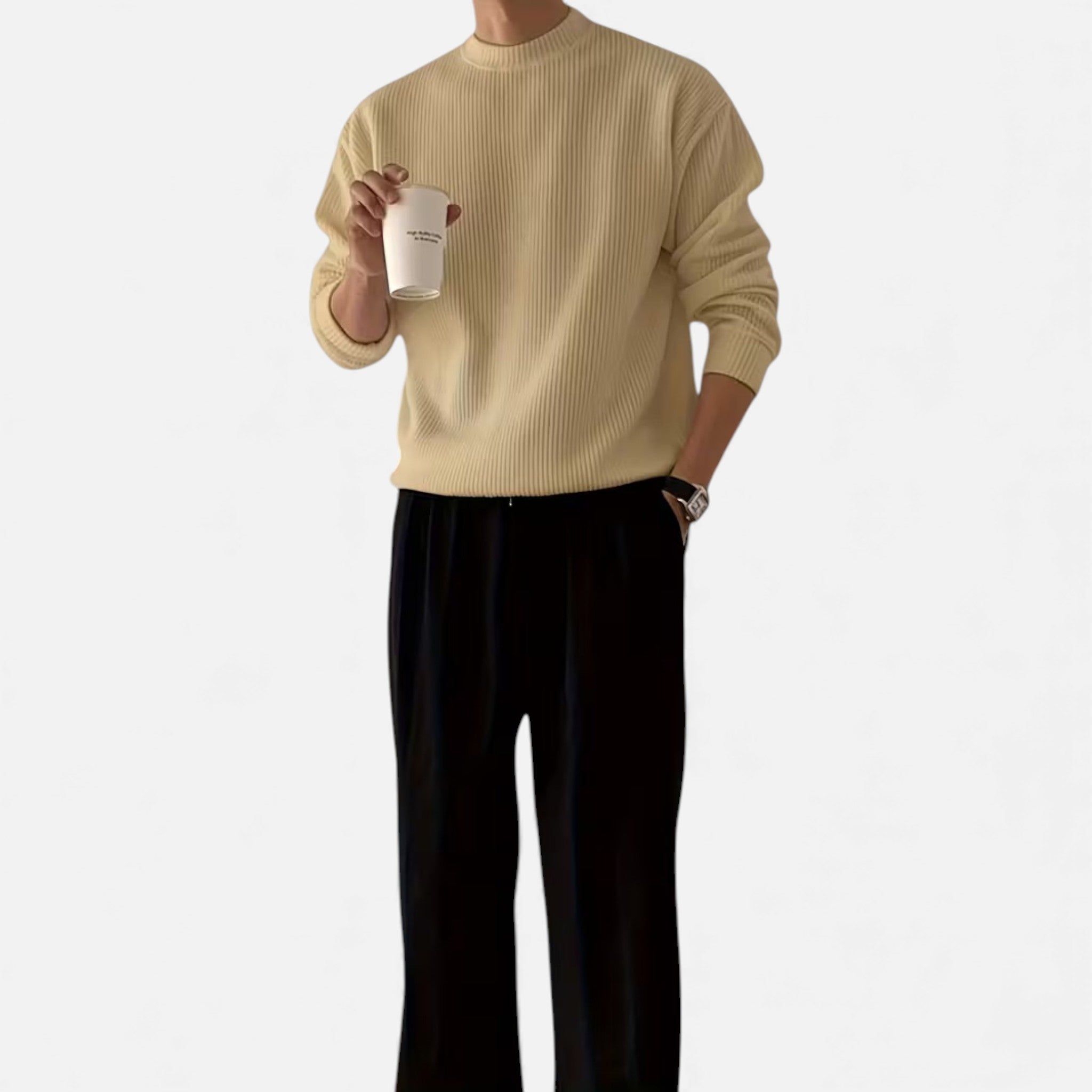 Veroux Mode | Men’s Heritage Knit Crew Sweater