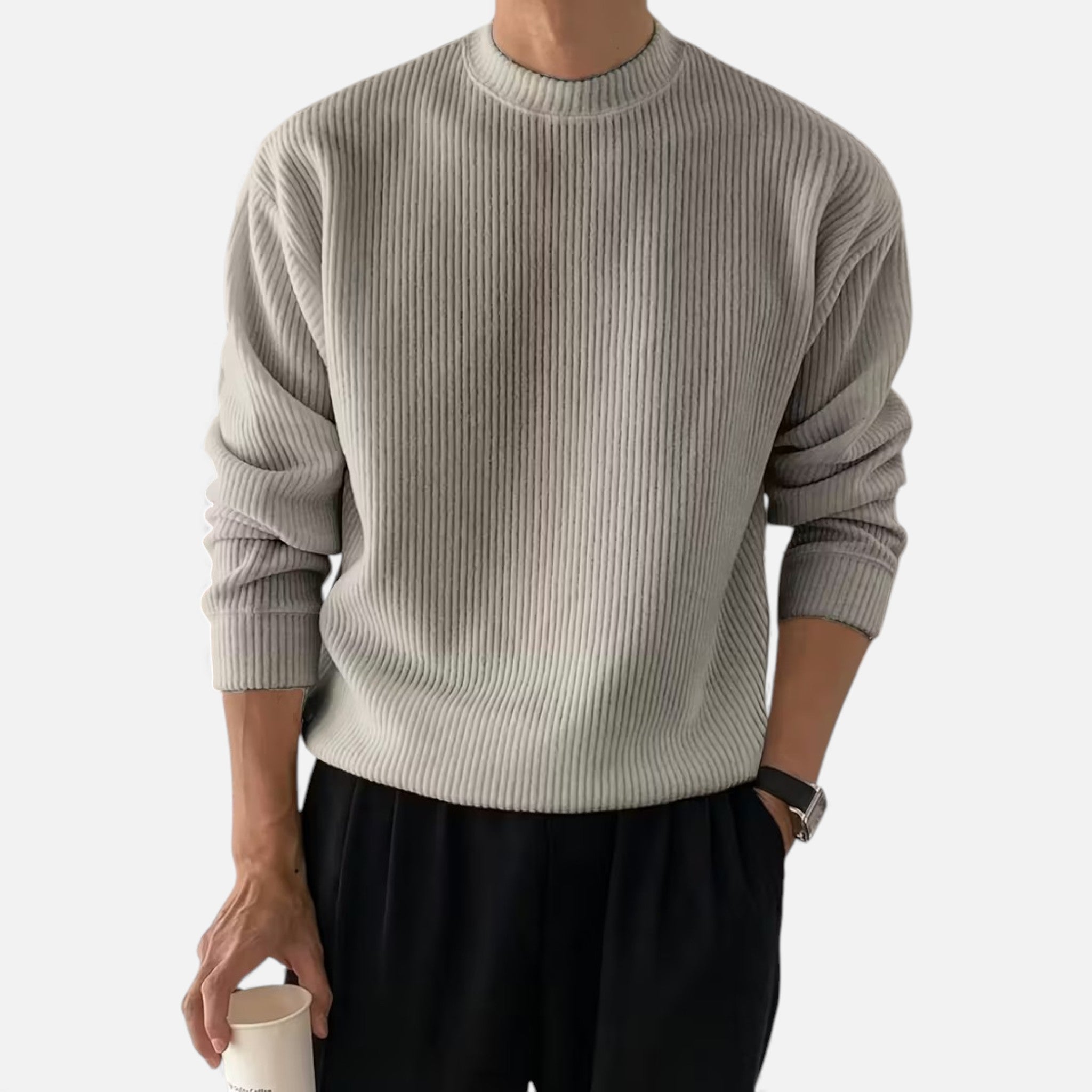 Veroux Mode | Men’s Heritage Knit Crew Sweater