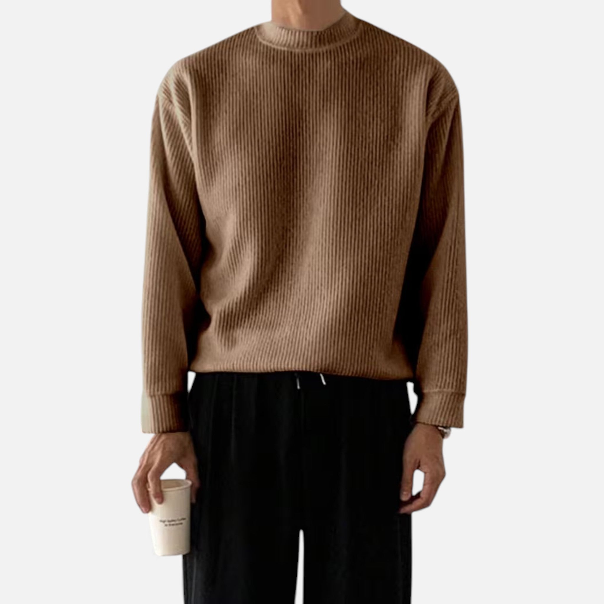 Veroux Mode | Men’s Heritage Knit Crew Sweater