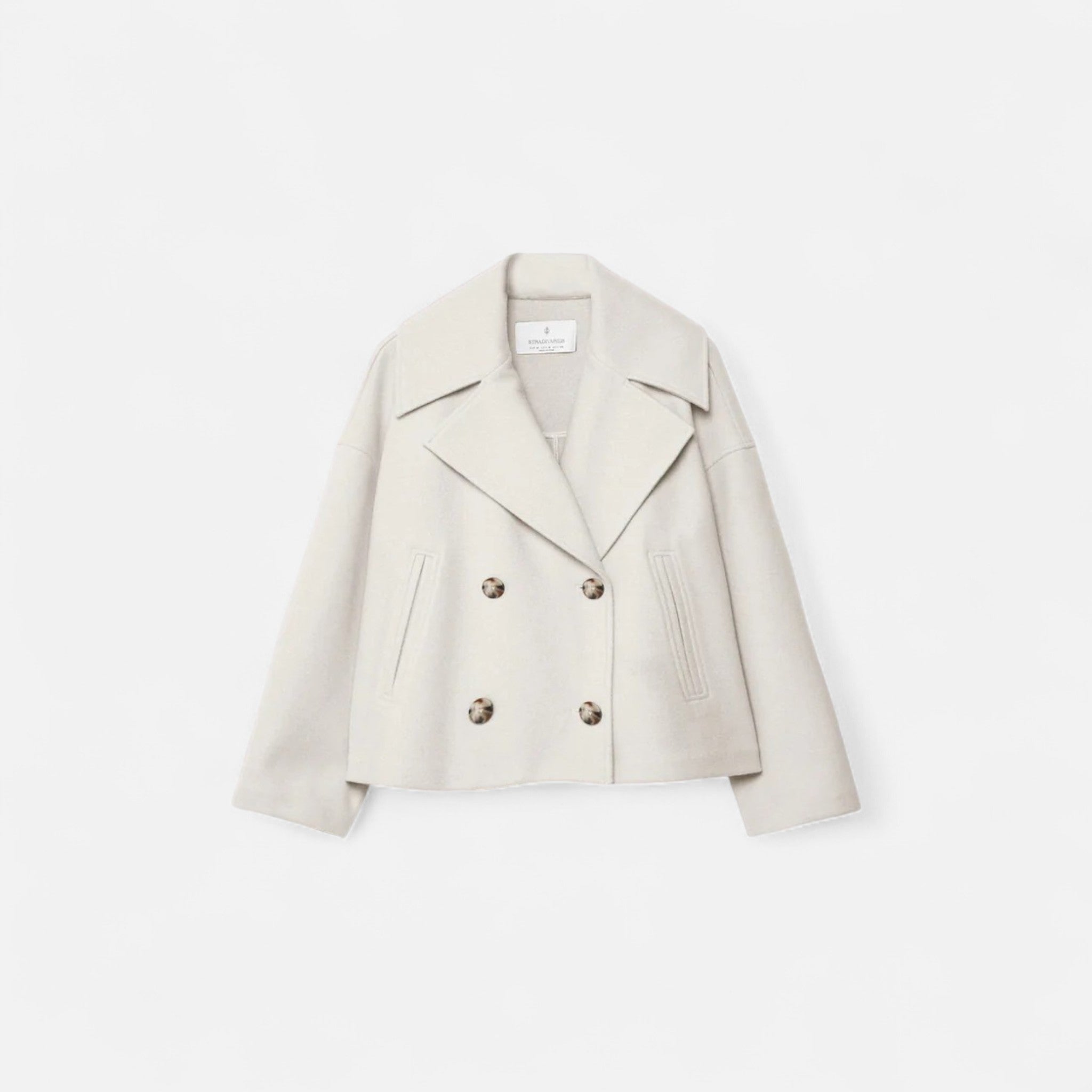 Veroux Mode | Women’s Double-Breasted Wool Coat