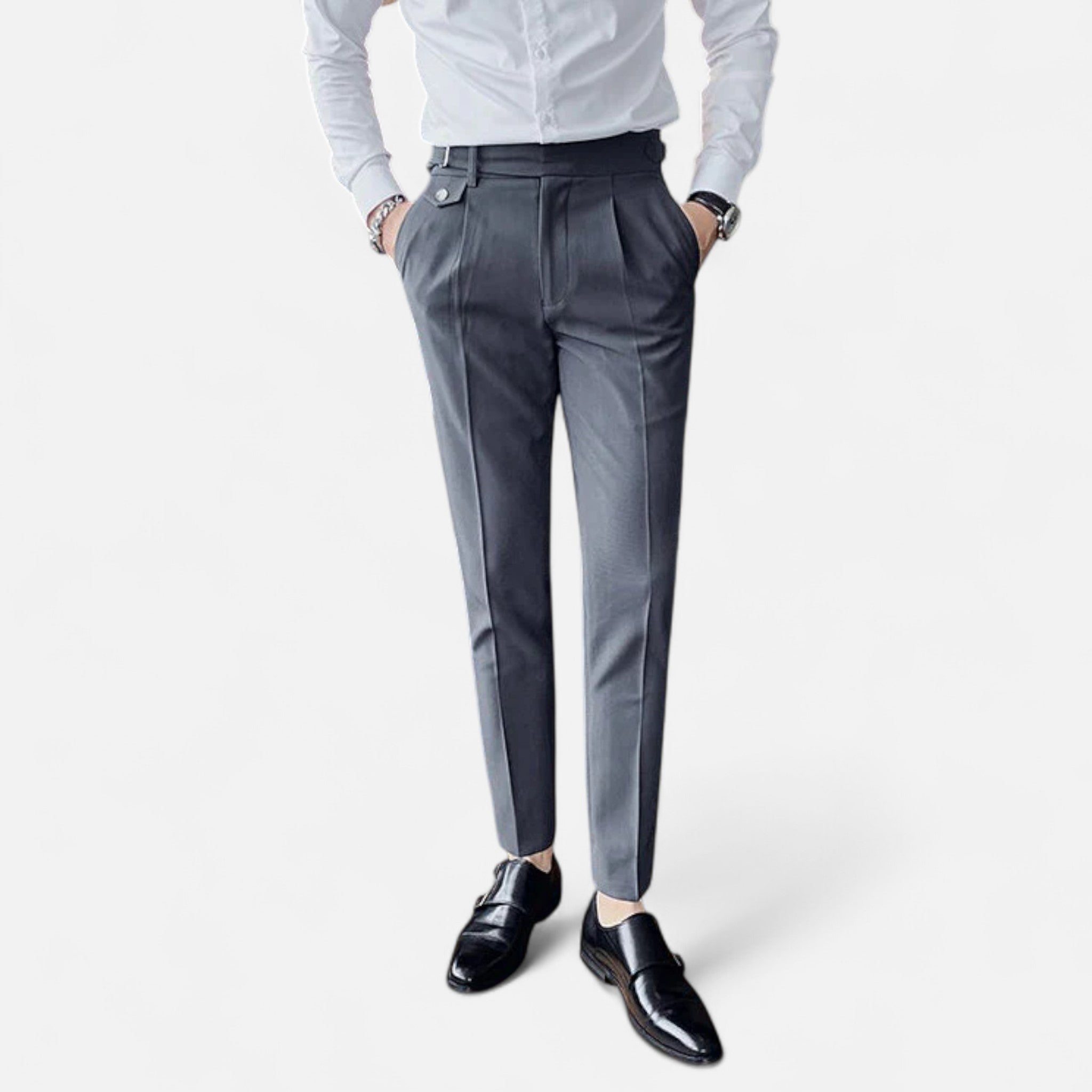 Veroux Mode | Men’s Tailored Business Trousers