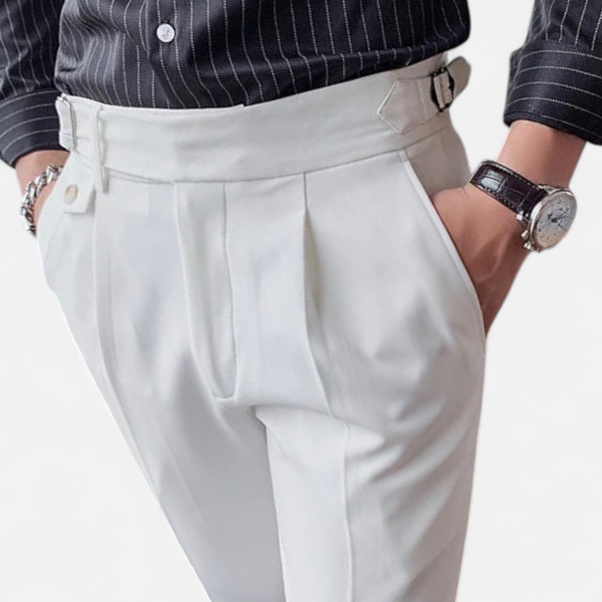 Veroux Mode | Men’s Tailored Business Trousers