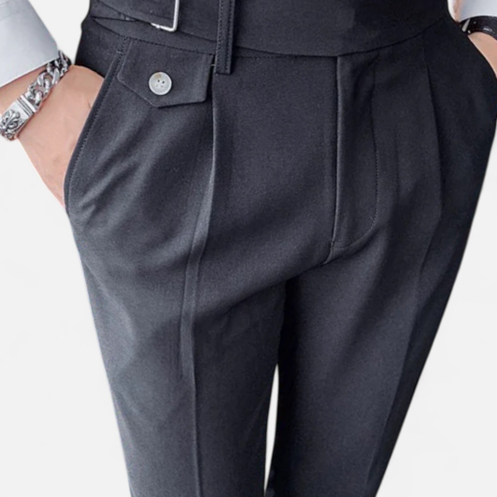 Veroux Mode | Men’s Tailored Business Trousers