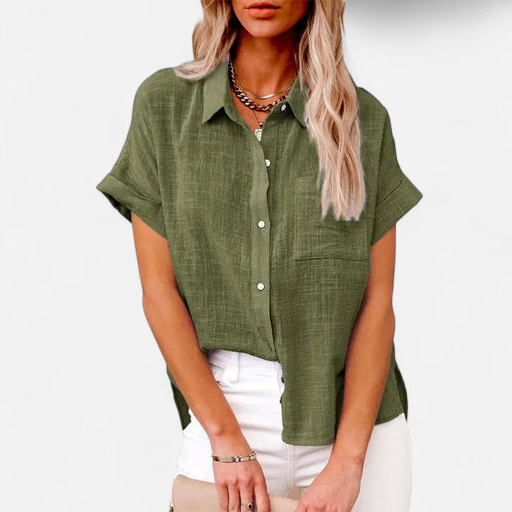 Veroux Mode | Women's Cotton Jersey Tee – Effortless Simplicity for Everyday Elegance