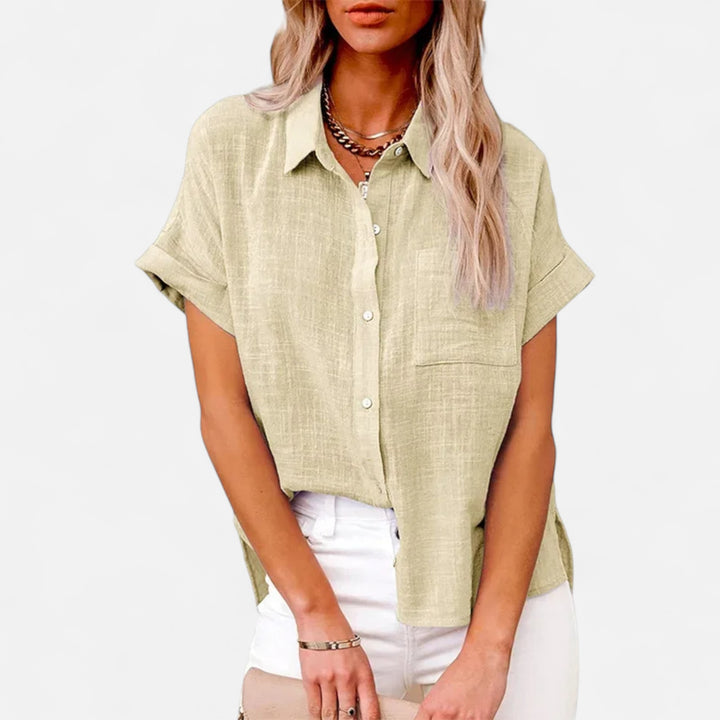 Veroux Mode | Women's Cotton Jersey Tee – Effortless Simplicity for Everyday Elegance