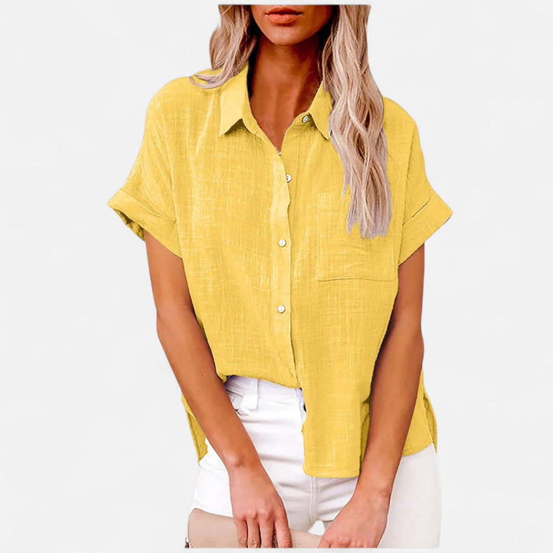 Veroux Mode | Women's Cotton Jersey Tee – Effortless Simplicity for Everyday Elegance