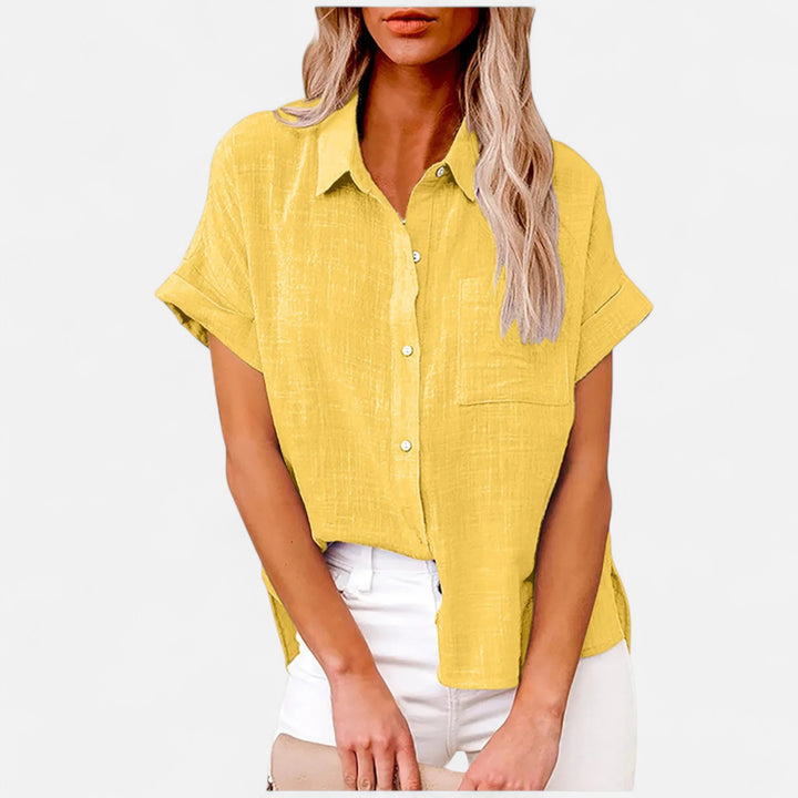 Veroux Mode | Women's Cotton Jersey Tee – Effortless Simplicity for Everyday Elegance