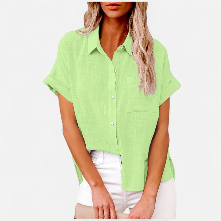 Veroux Mode | Women's Cotton Jersey Tee – Effortless Simplicity for Everyday Elegance