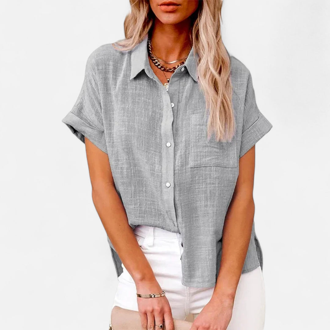 Veroux Mode | Women's Cotton Jersey Tee – Effortless Simplicity for Everyday Elegance