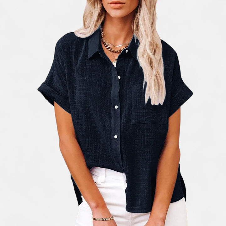 Veroux Mode | Women's Cotton Jersey Tee – Effortless Simplicity for Everyday Elegance